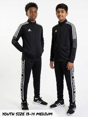 Adidas Track Suit Youth Boys Size 13-14 Medium A1035